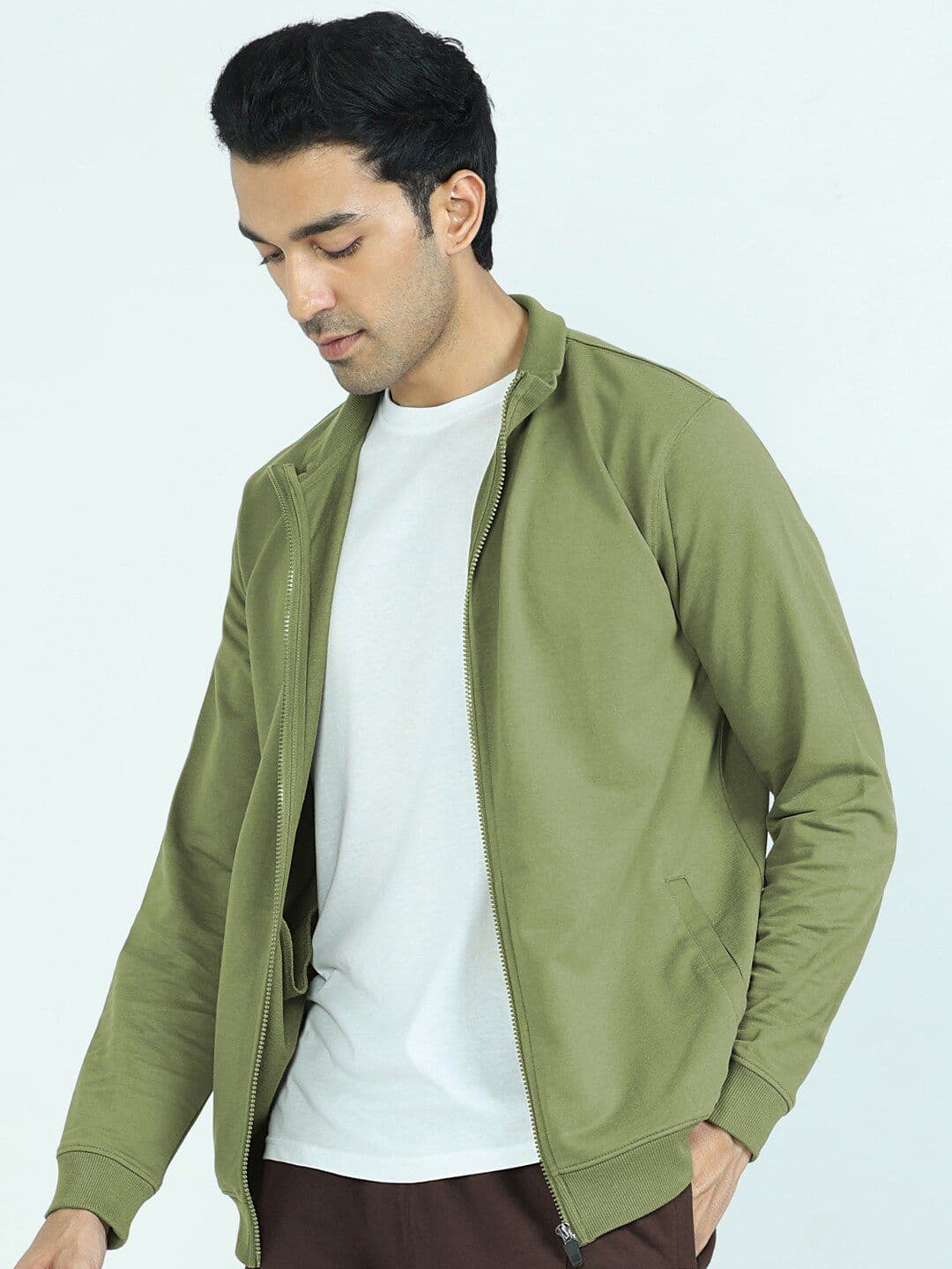 XYXX Men Solid Cotton Bomber Jacket - view 1