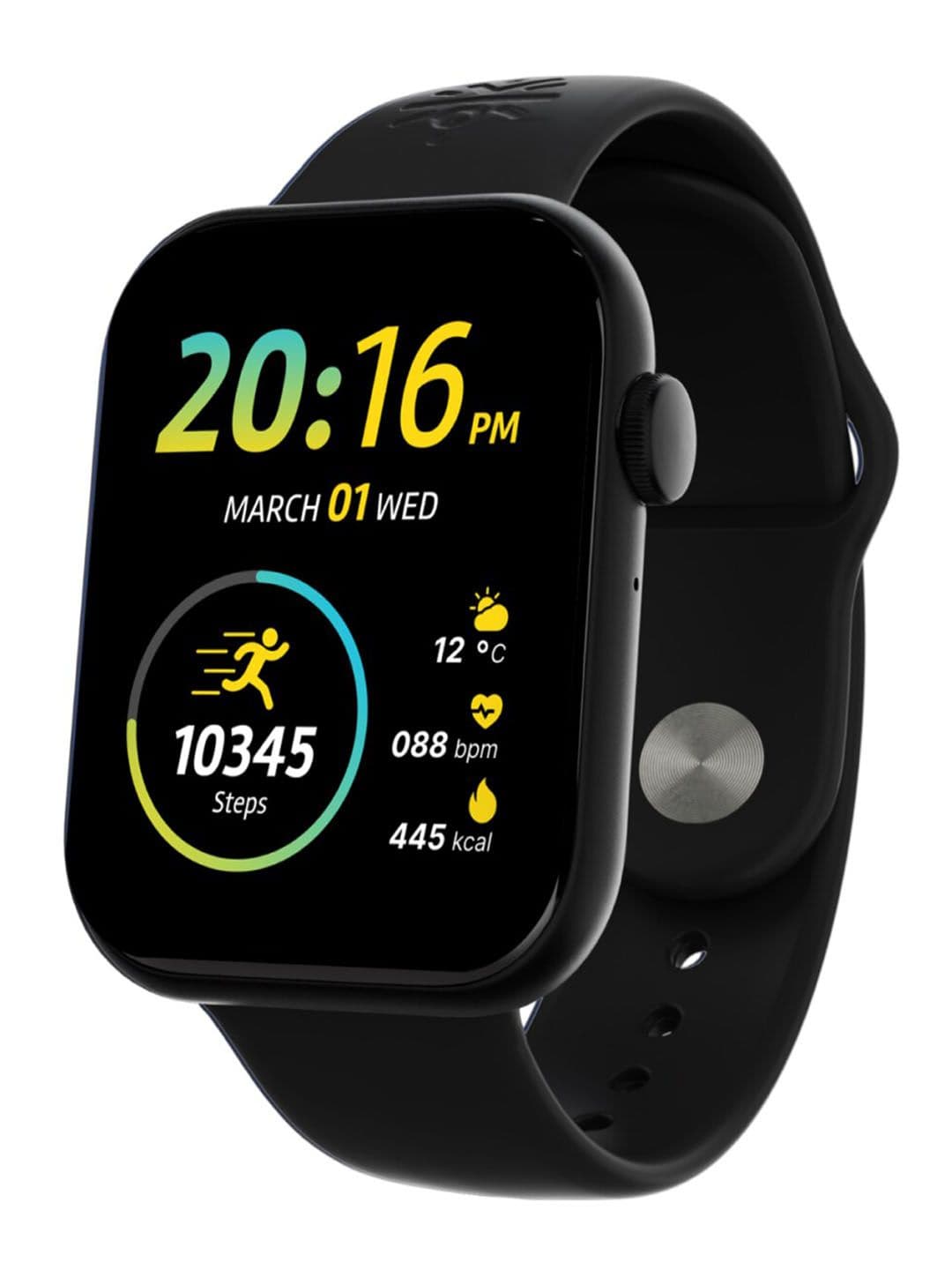 CULT Black Active T 2.01 HD Display Single Chip Bluetooth Calling Smart Watch - view 1