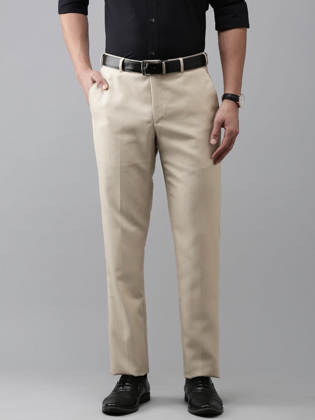 Park Avenue Men Smart Slim Fit Formal Trousers - view 1