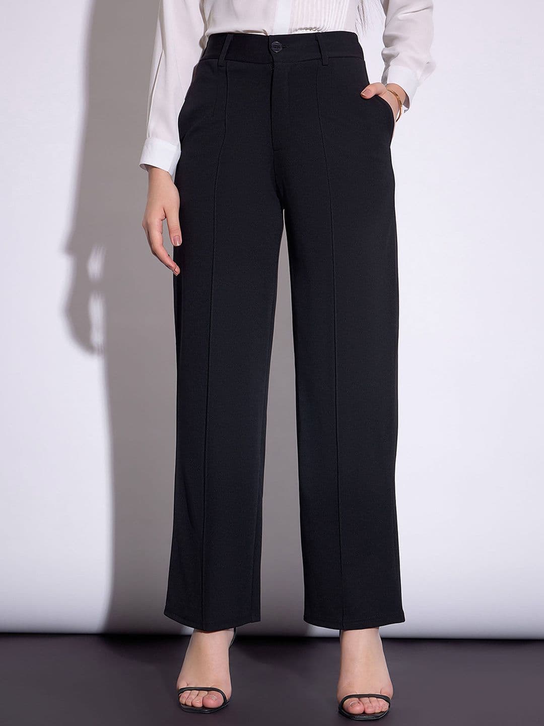 SASSAFRAS worklyf Women Formal Parallel Trousers - view 1