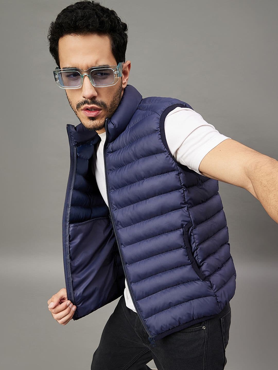 Club York Mock Collar Lightweight Puffer Jacket - view 1