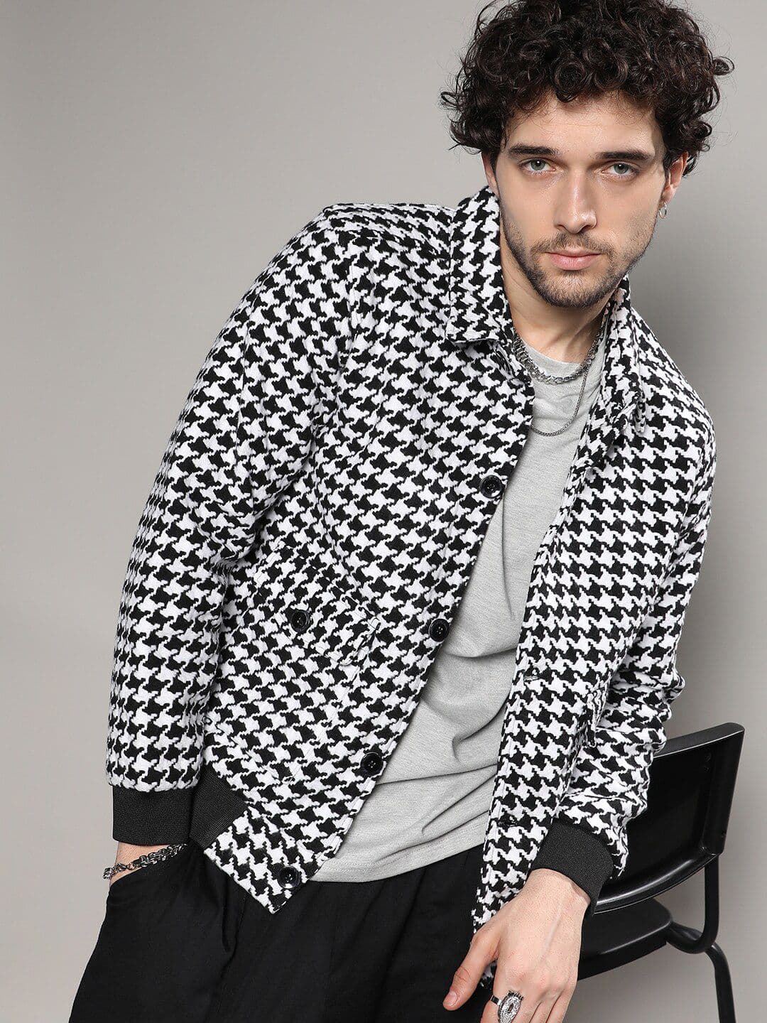 CAHOOT Checked Windcheater Outdoor Biker Jacket - view 1