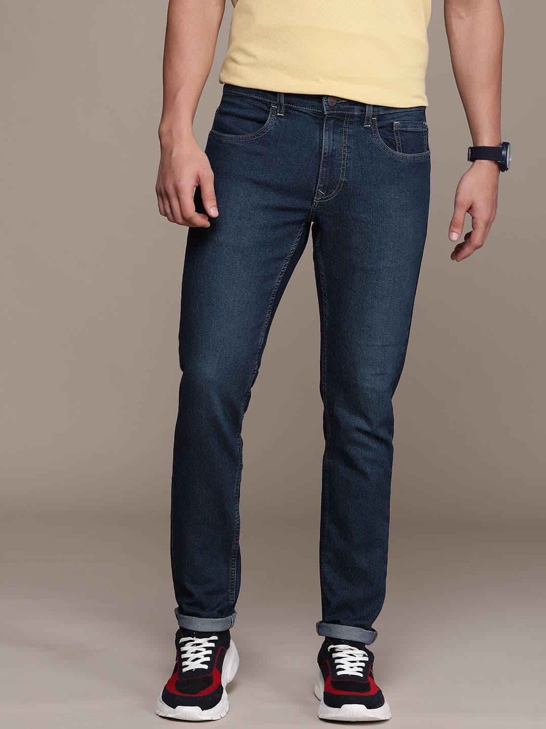 WROGN Men Slim Fit Stretchable Jeans - view 1