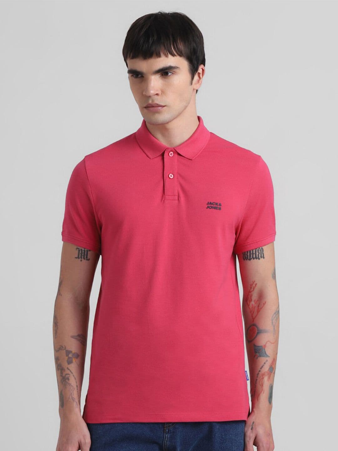 Jack & Jones Polo Collar Slim Fit T-shirt - view 1