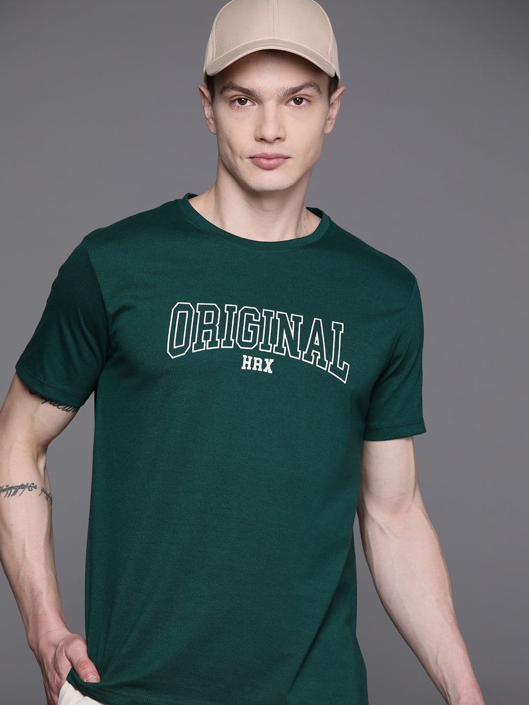 HRX by Hrithik Roshan Men Typography Printed T-shirt - view 1