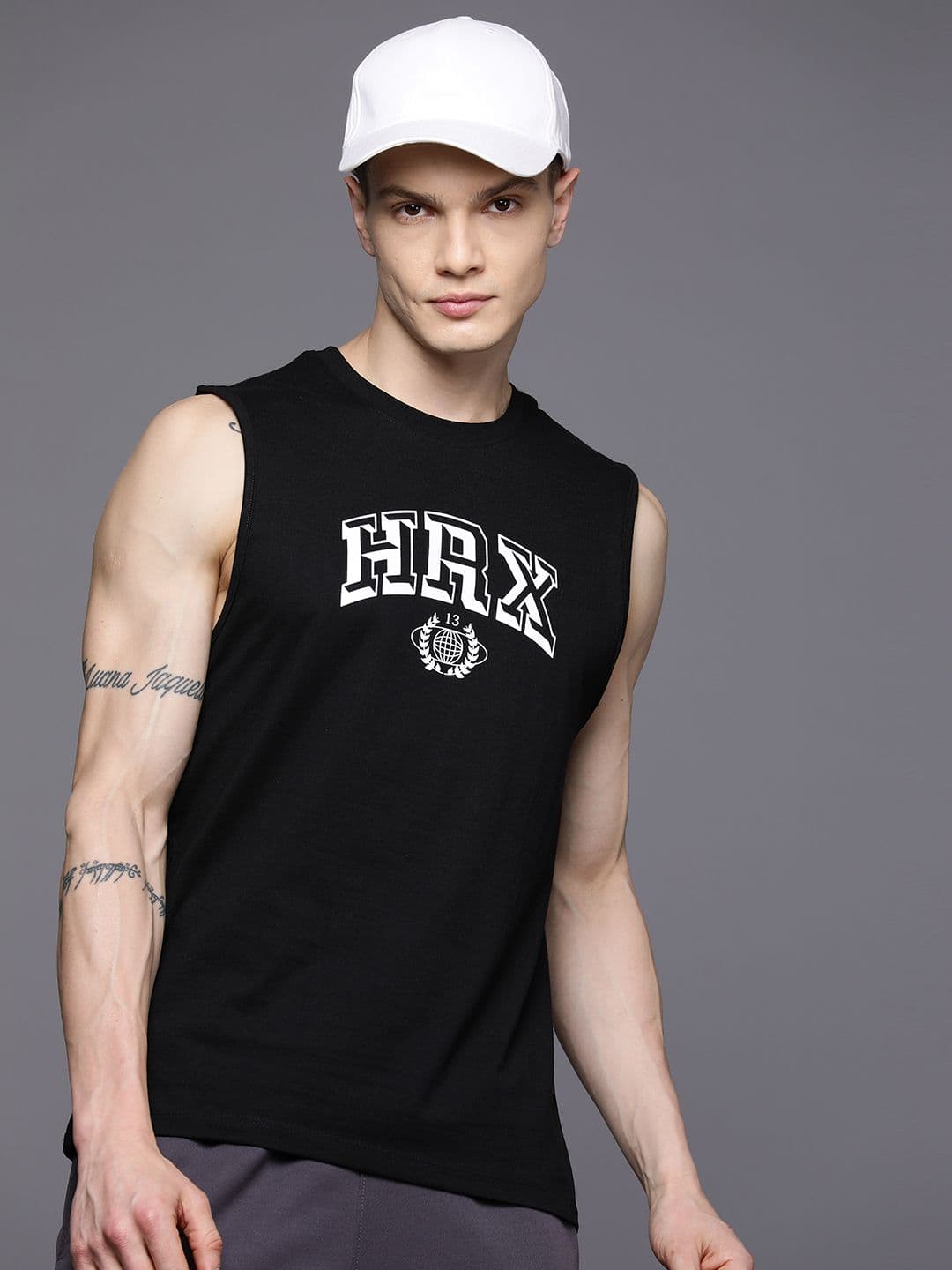 HRX by Hrithik Roshan Typography Printed T-shirt - view 1