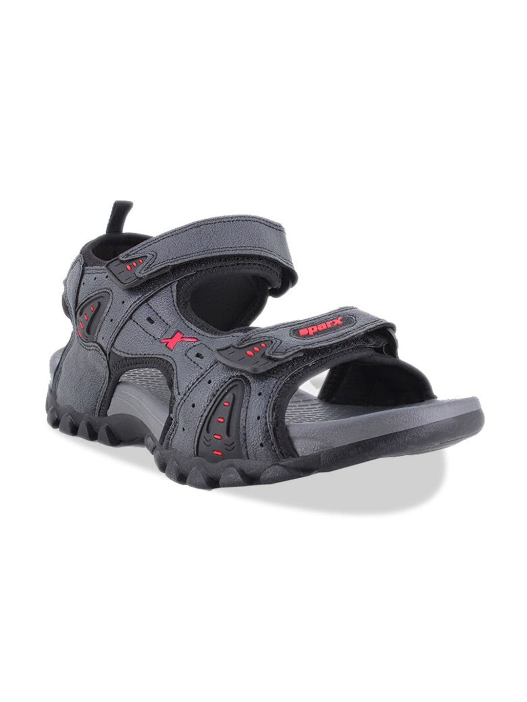 Sparx Men Textured Sports Sandals With Velcro Closure - view 1