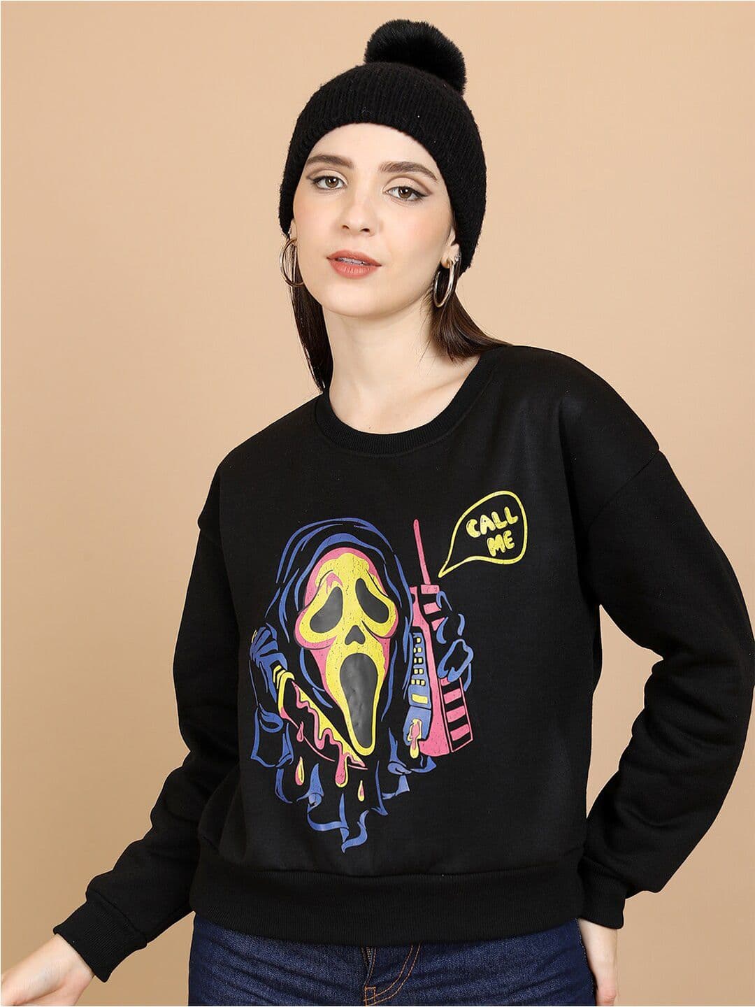 Tokyo Talkies Graphic Printed Relaxed Fit Sweatshirt - view 1