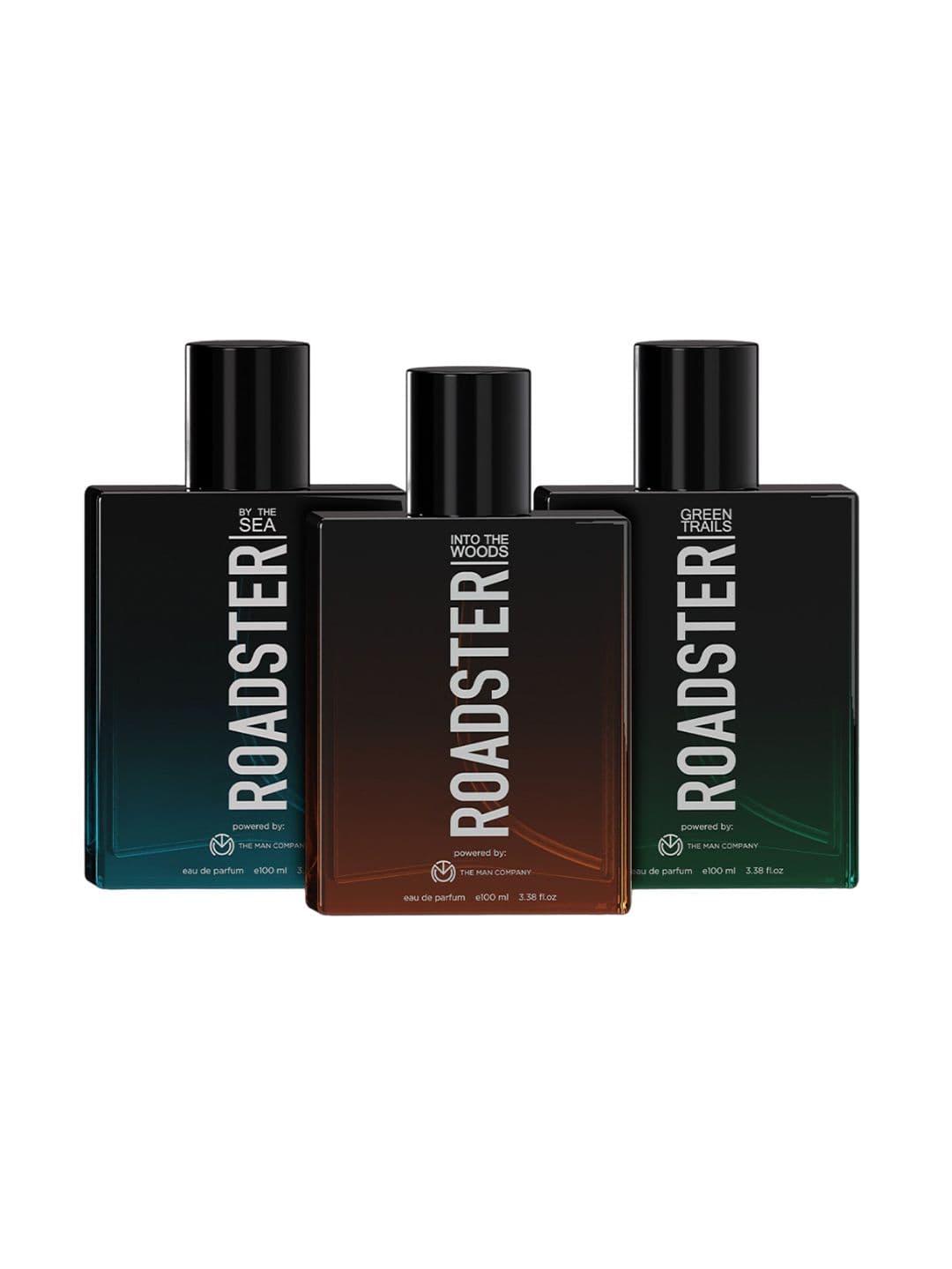 Roadster Men Set Of 3 Green Trails-Into The Woods-By The Sea Eau De Parfum - 100ml Each - view 1