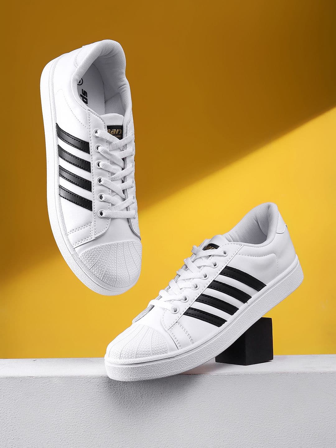 Sparx Men Striped Lace-Up Sneakers - view 1