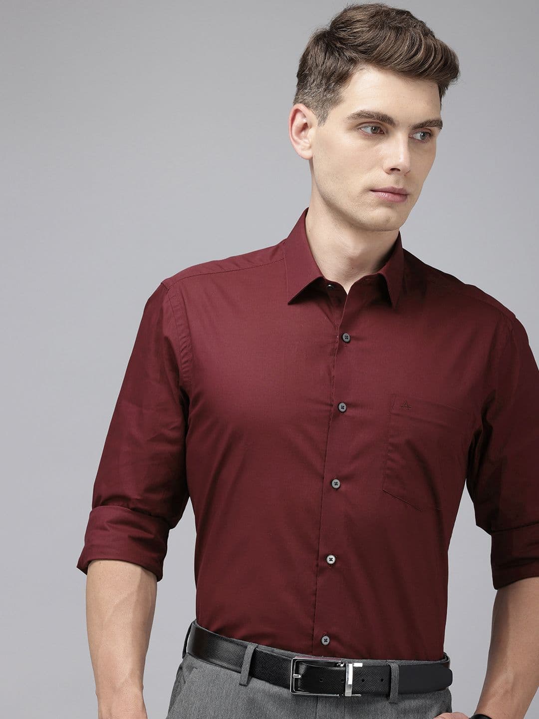 Arrow Manhattan Slim Fit Pure Cotton Formal Shirt - view 1