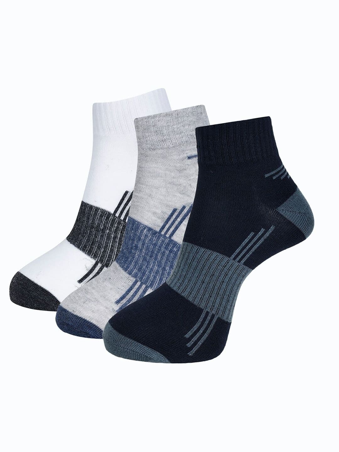 Dollar Socks Men Pack of 3 Ankle-Length Patterned Socks - view 1