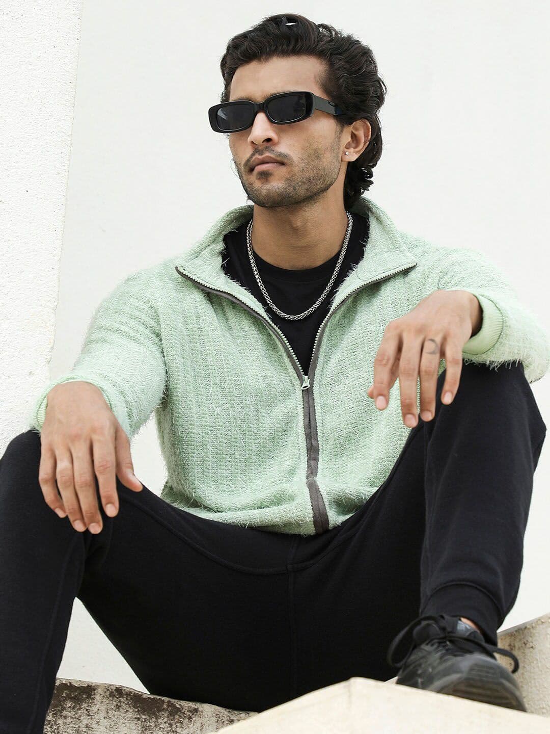 CAHOOT Self Design Stand Collar Windcheater Bomber Jacket - view 1