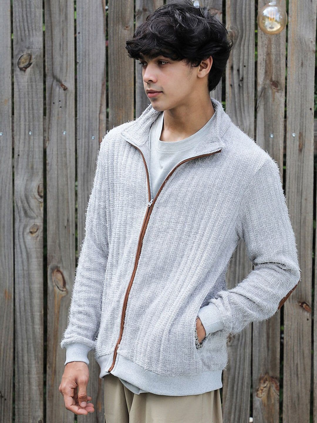 CAHOOT Windcheater Mock Collar Cotton Bomber Jacket - view 1