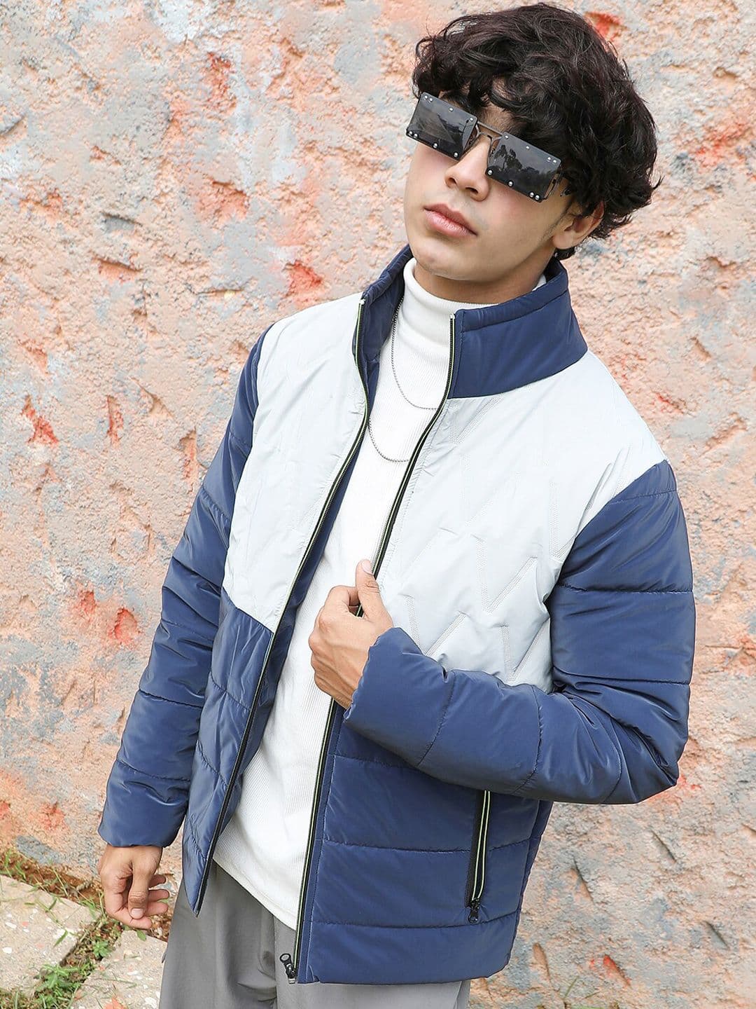 CAHOOT Colourblocked Windcheater Puffer Jacket - view 1