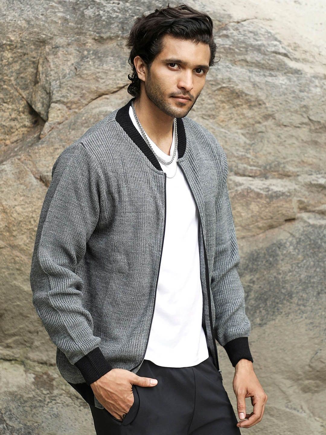 CAHOOT Cotton Mandarin Collar Windcheater Bomber Jacket - view 1