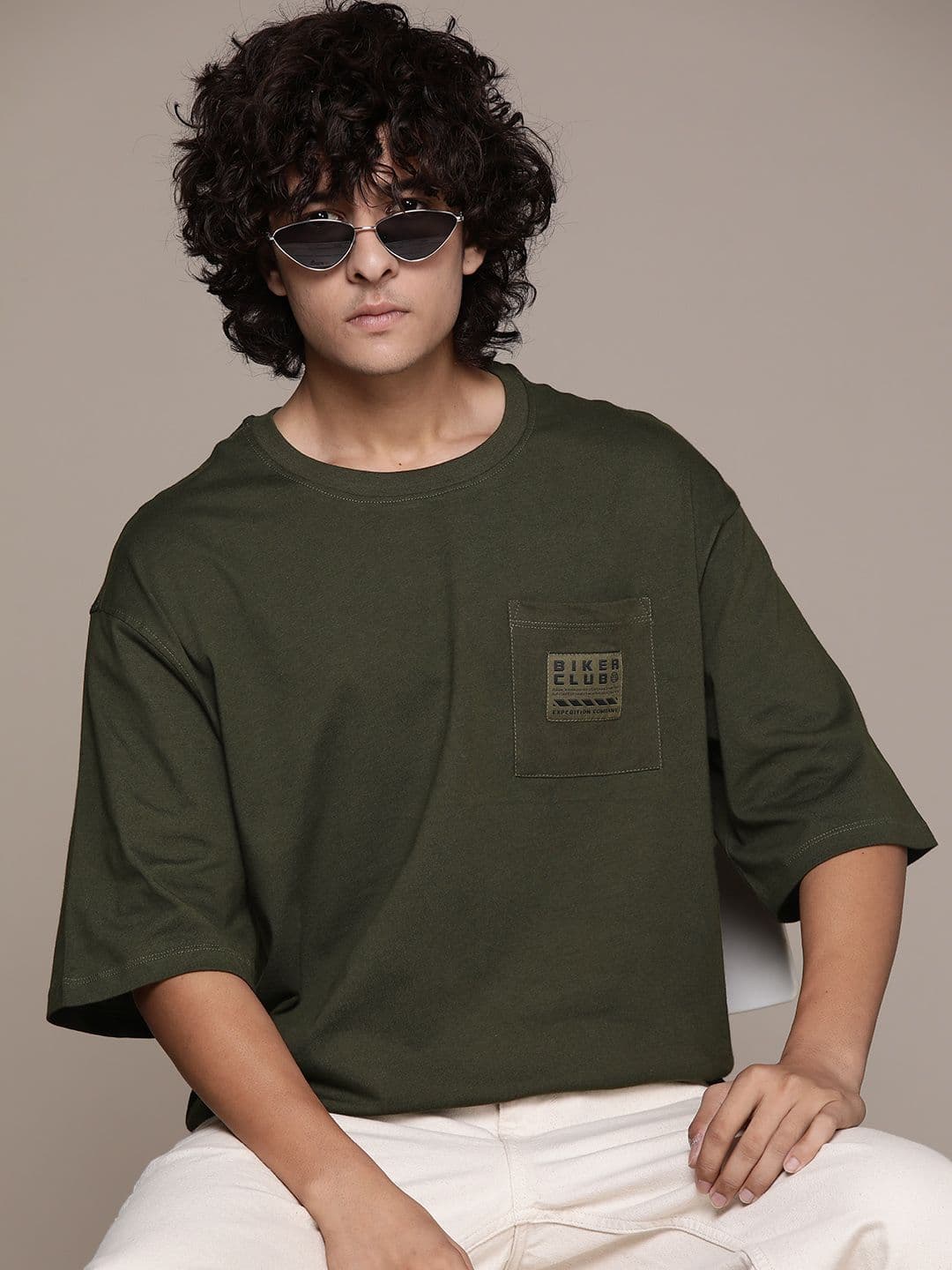 The Roadster Lifestyle Co. Oversized Pure Cotton T-shirt - view 1