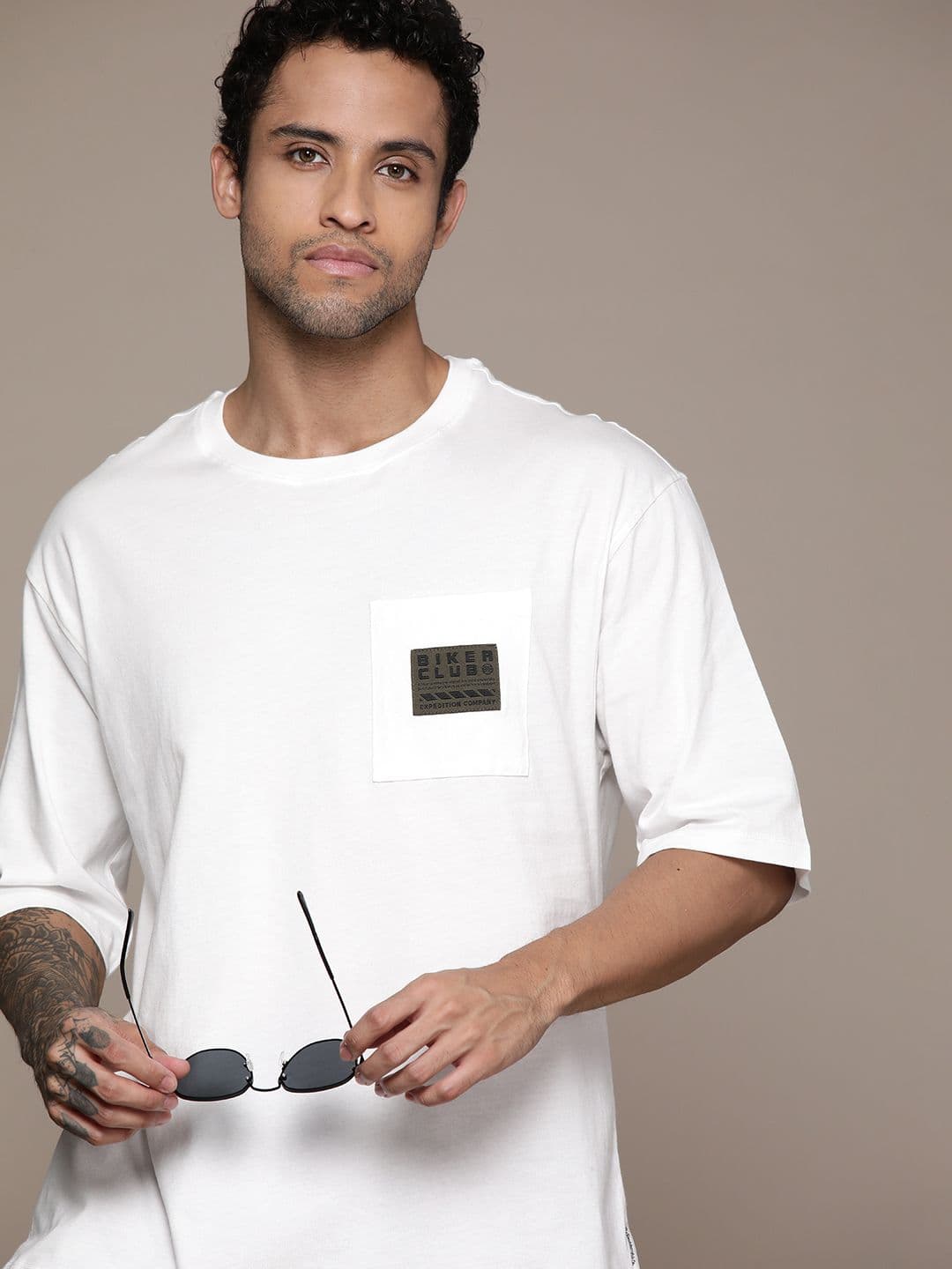 The Roadster Lifestyle Co. Oversized Pure Cotton T-shirt - view 1