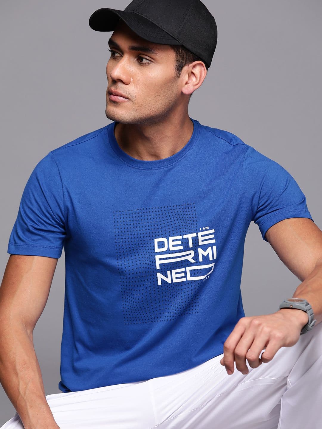 HRX by Hrithik Roshan Rapid Dry Anti-Microbial Finish Training T-shirt - view 1