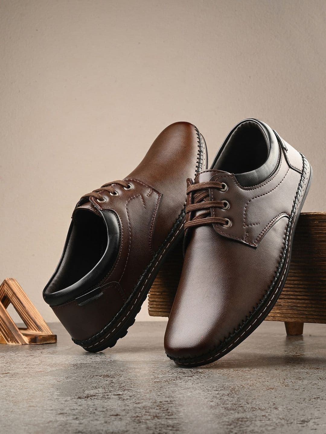 Rising Wolf Leather Formal Derbys Shoes - view 1