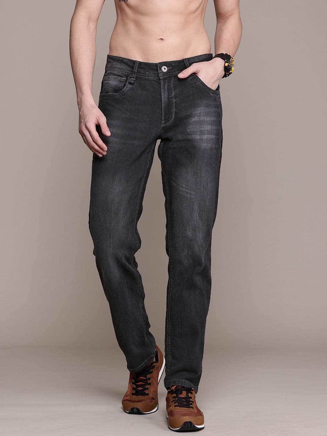 The Roadster Lifestyle Co. Men Slim Fit Light Fade Jeans - view 1
