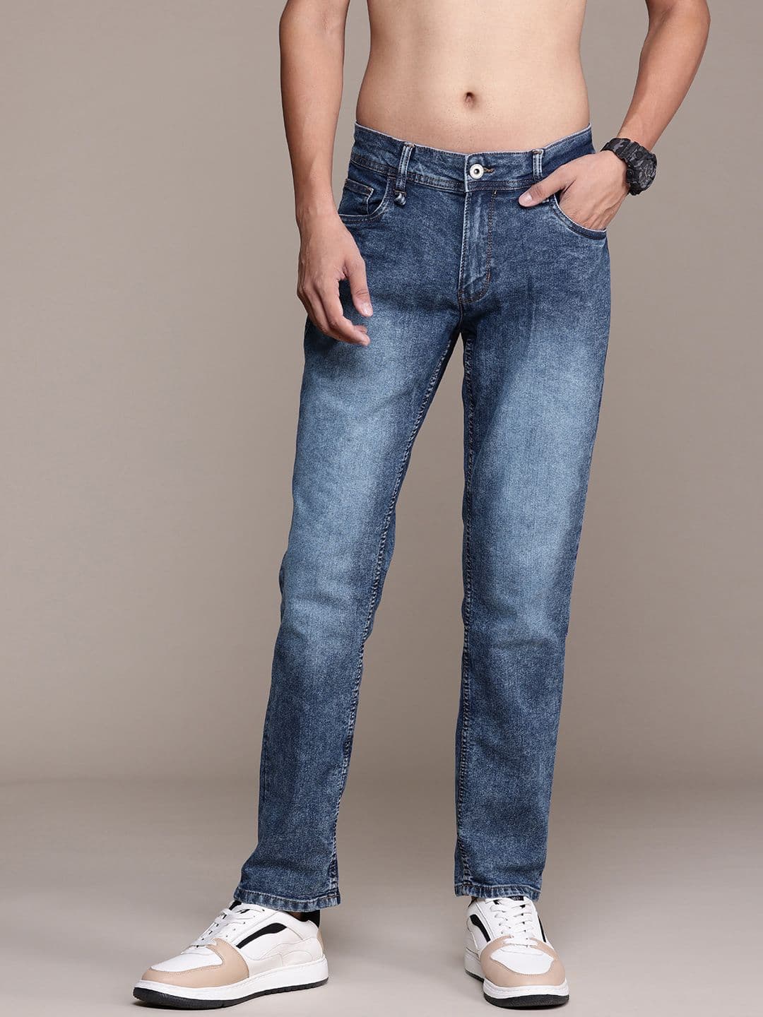 The Roadster Lifestyle Co. Men Slim Fit Stretchable Jeans - view 1