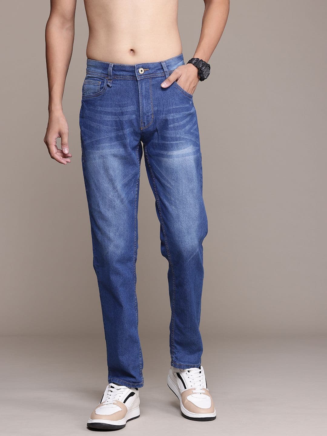 The Roadster Lifestyle Co. Men Slim Fit Stretchable Jeans - view 1