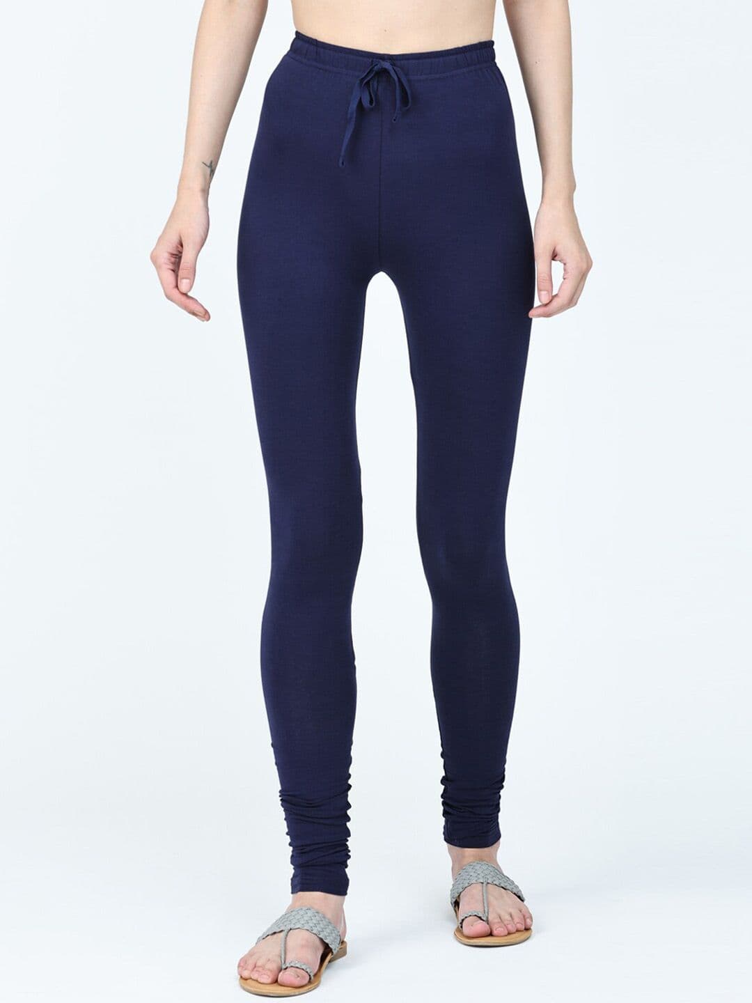 Robinbosky Biowashed Stretchable Churidar Length Leggings - view 1