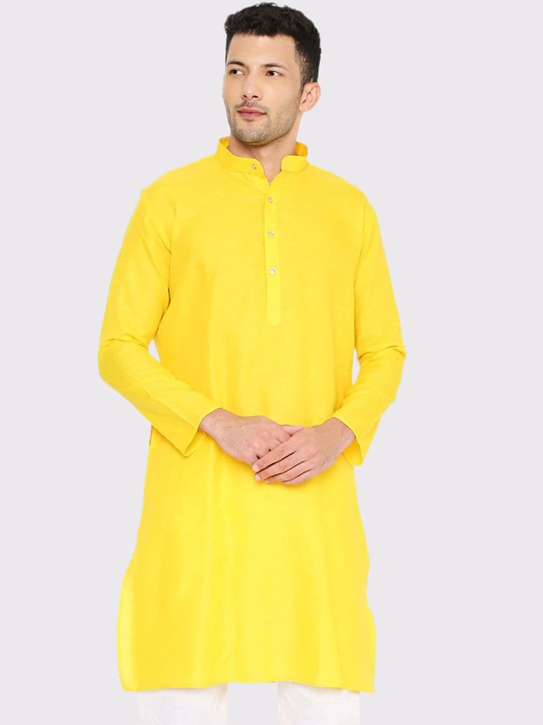 Maharaja Mandarin Collar Long Sleeves Straight Kurta - view 1