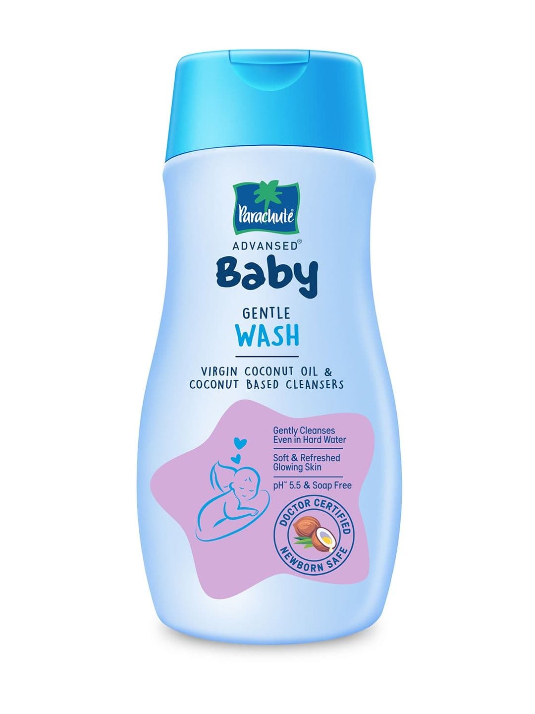 Parachute Advansed Baby Gentle Wash for New Born with Virgin Coconut Oil - 200ml - view 1