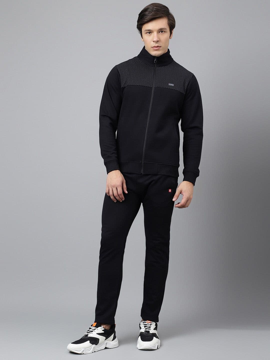 FCK GOLD Mock Collar Sports Tracksuit - view 1