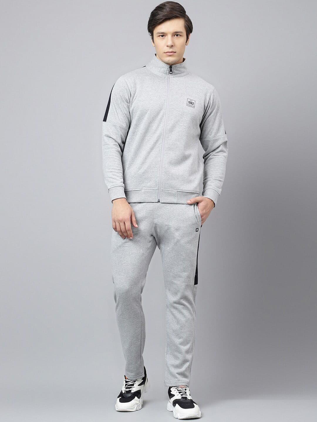 FCK GOLD Mock Collar Sports Tracksuit - view 1