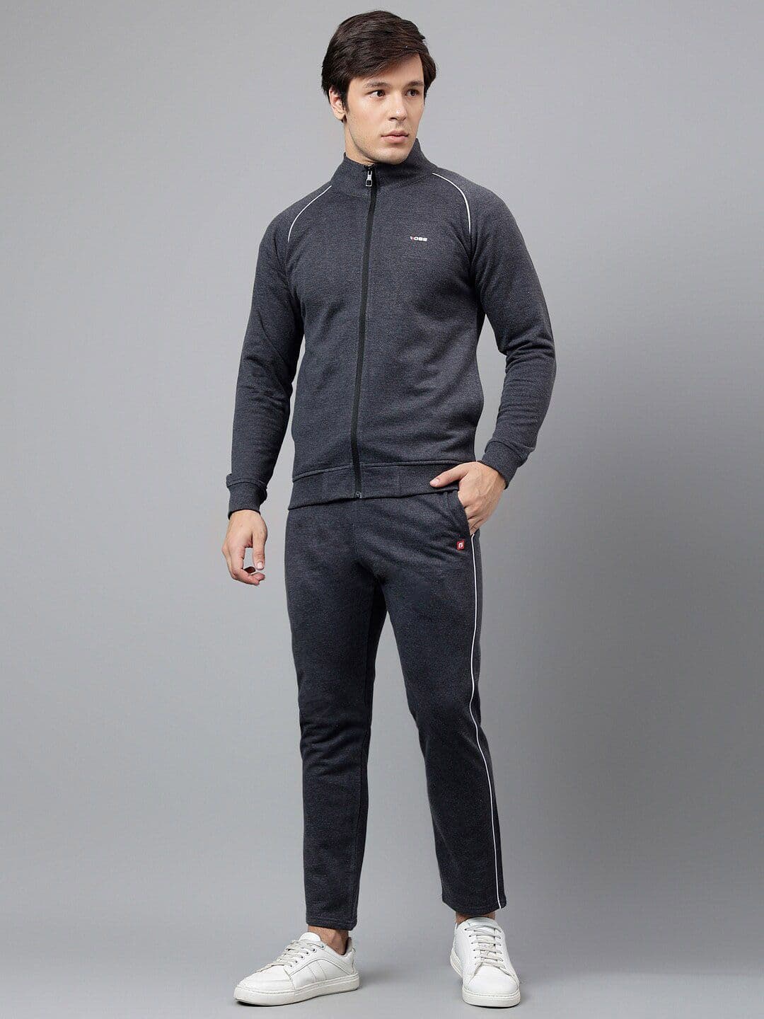 FCK GOLD Mock Collar Sports Tracksuit - view 1