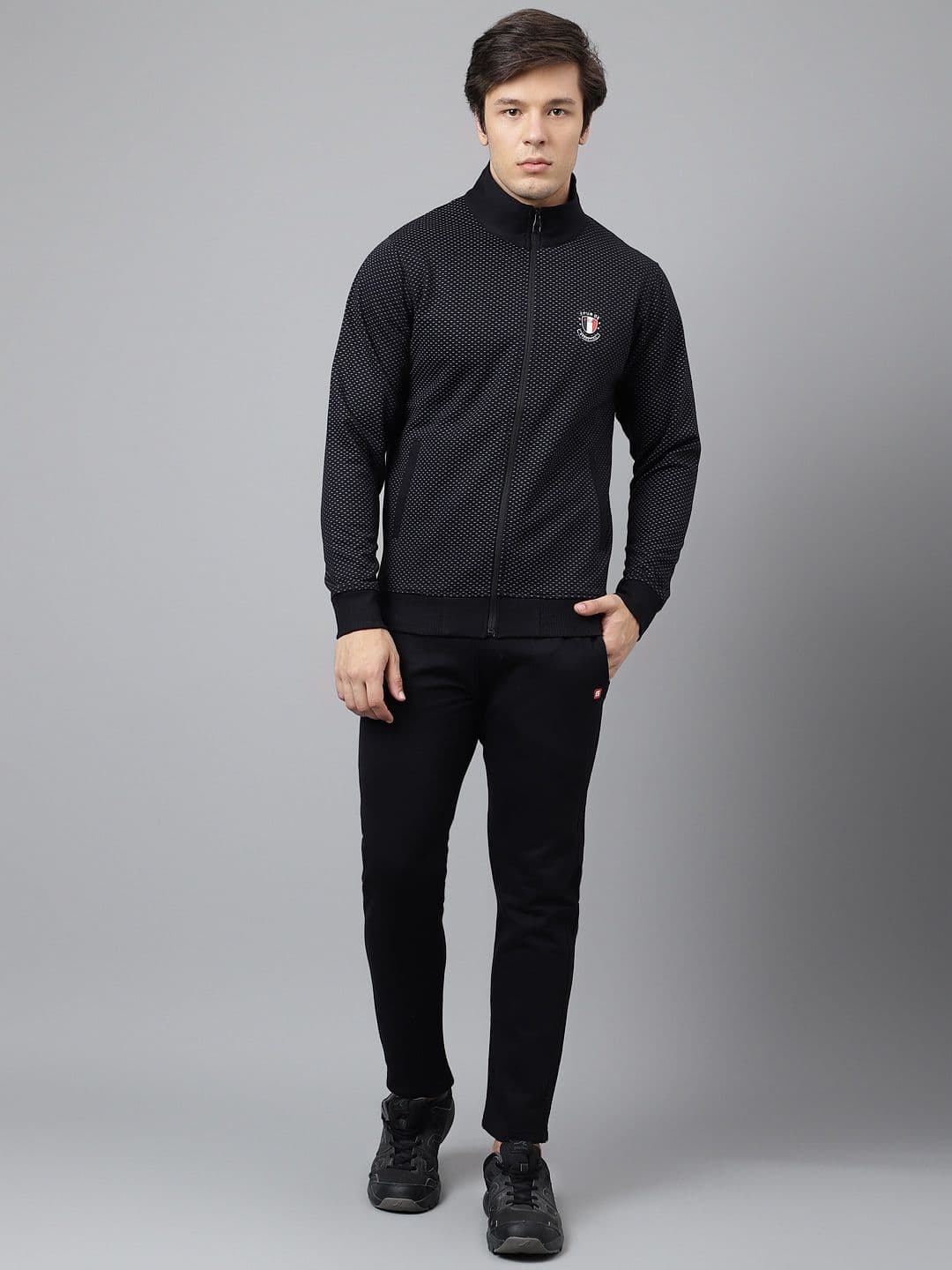 FCK GOLD Geometric Printed Relax Sports Tracksuit - view 1