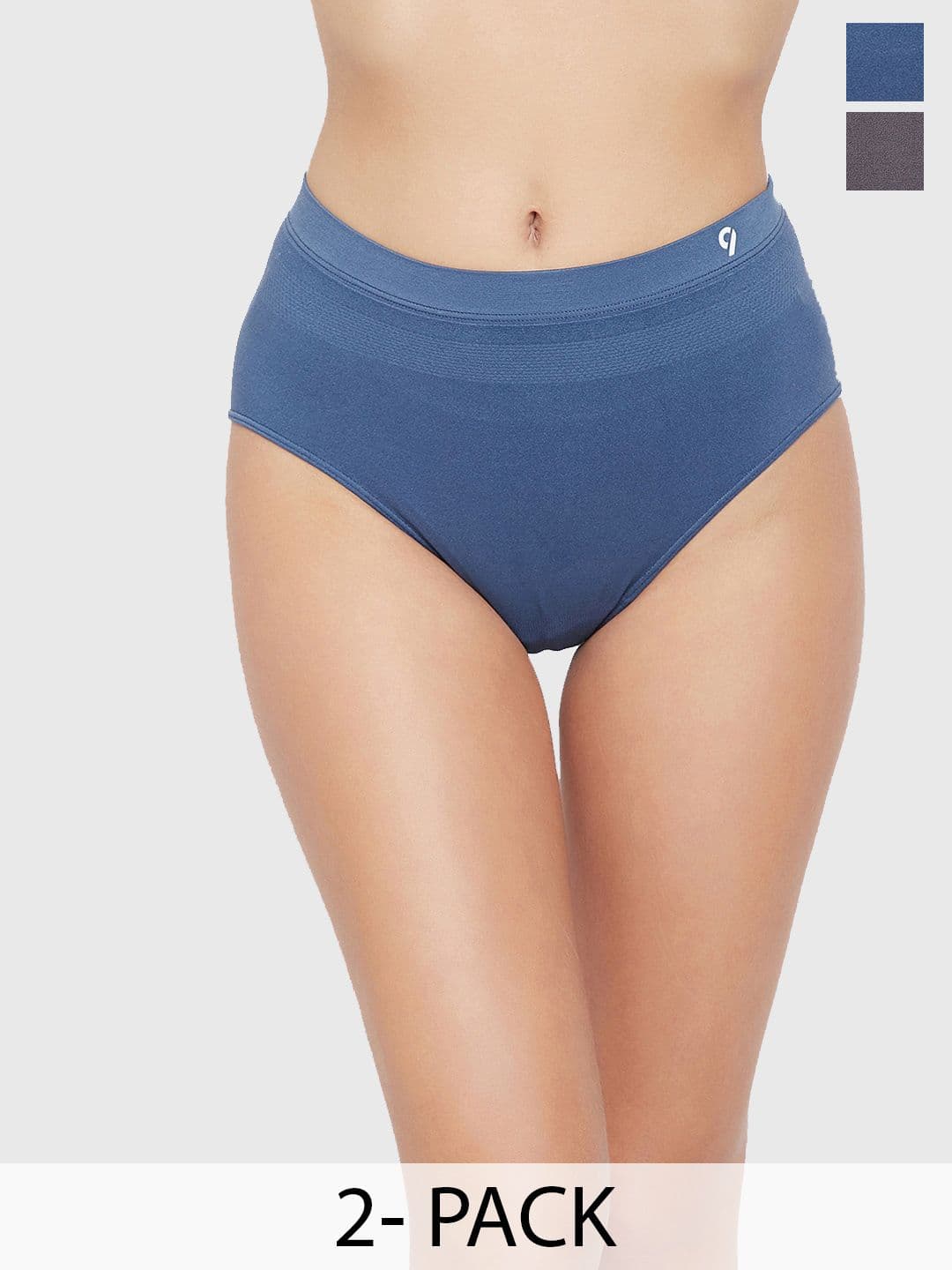 C9 AIRWEAR Seamless Pack Of 2 Mid-Rise Quick-Dry 4-Way Stretch Basic Briefs - view 1