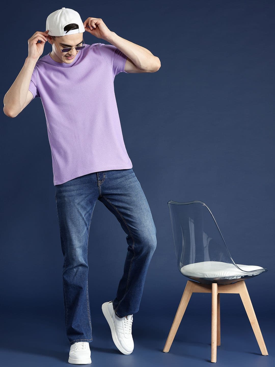 Mast & Harbour Men Solid T-shirt - view 1