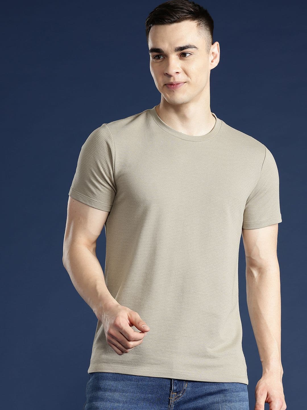 Mast & Harbour Men Solid T-shirt - view 1