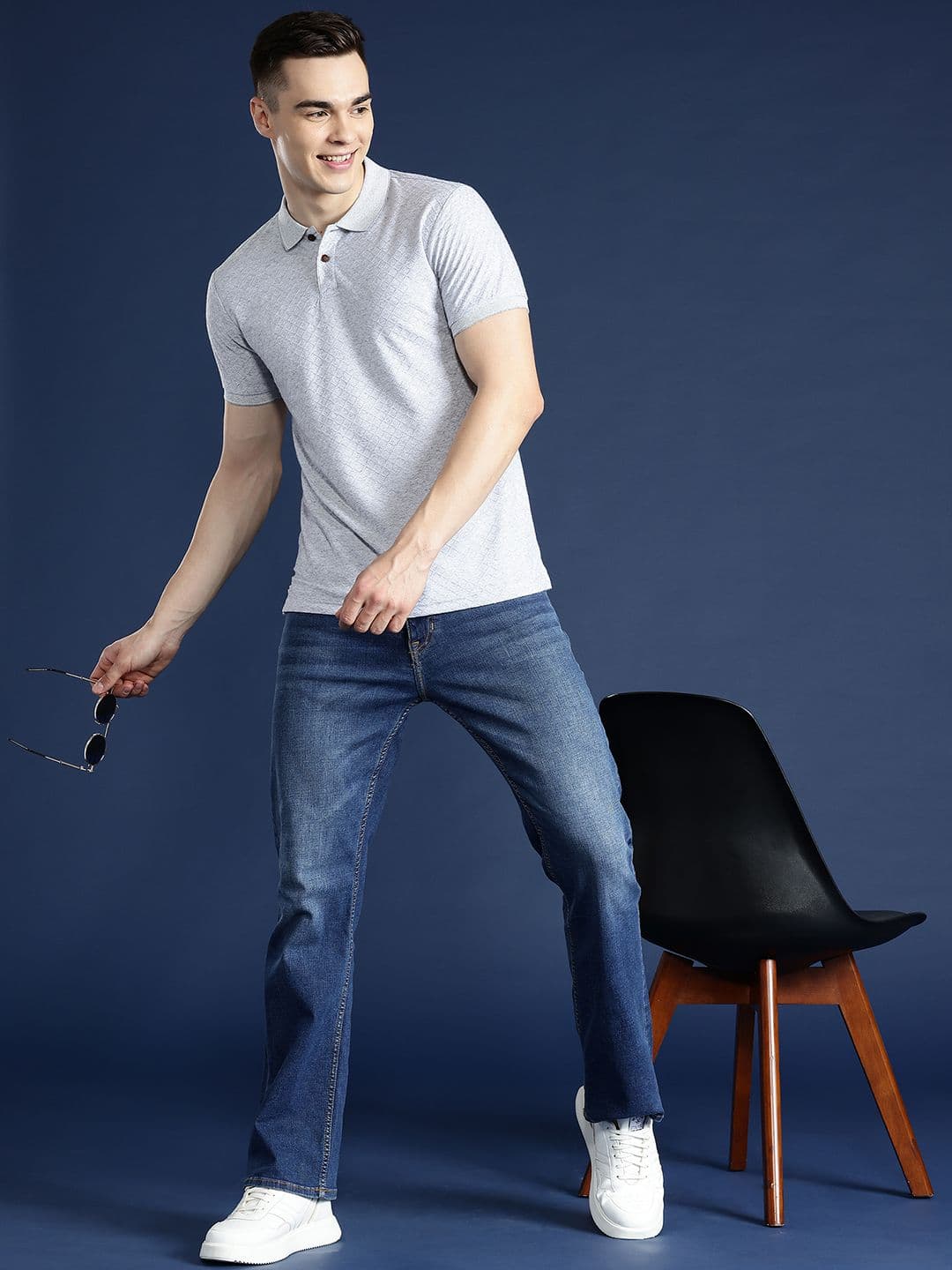 Mast & Harbour Men Polo Collar T-shirt - view 1