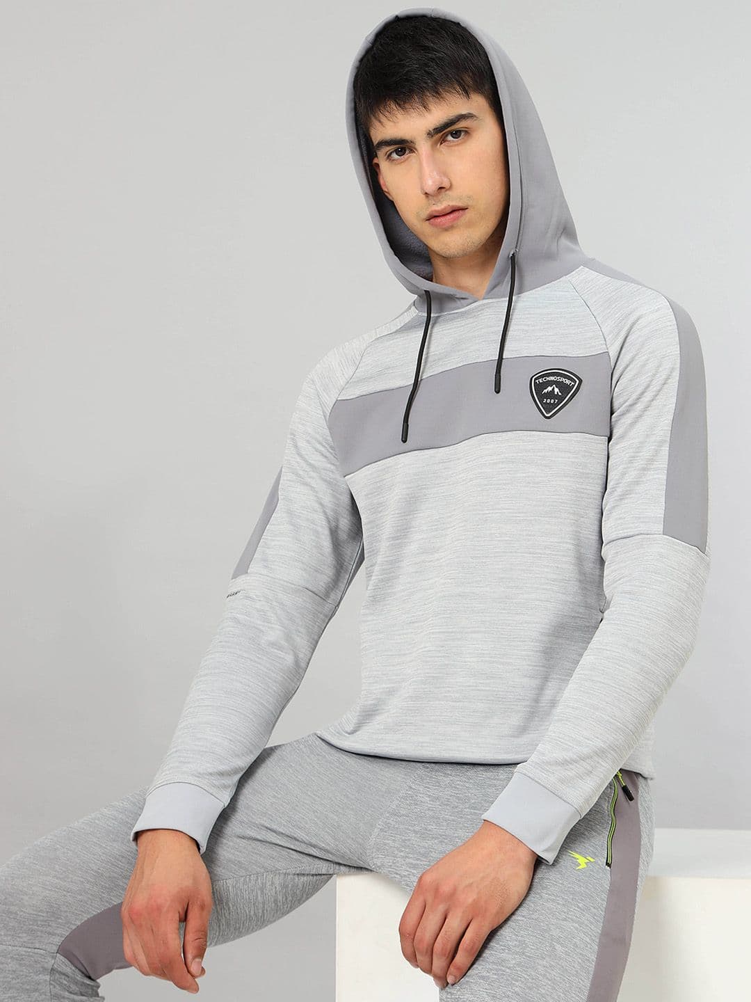 Technosport Hooded Lightweight Antimicrobial Sporty Jacket - view 1