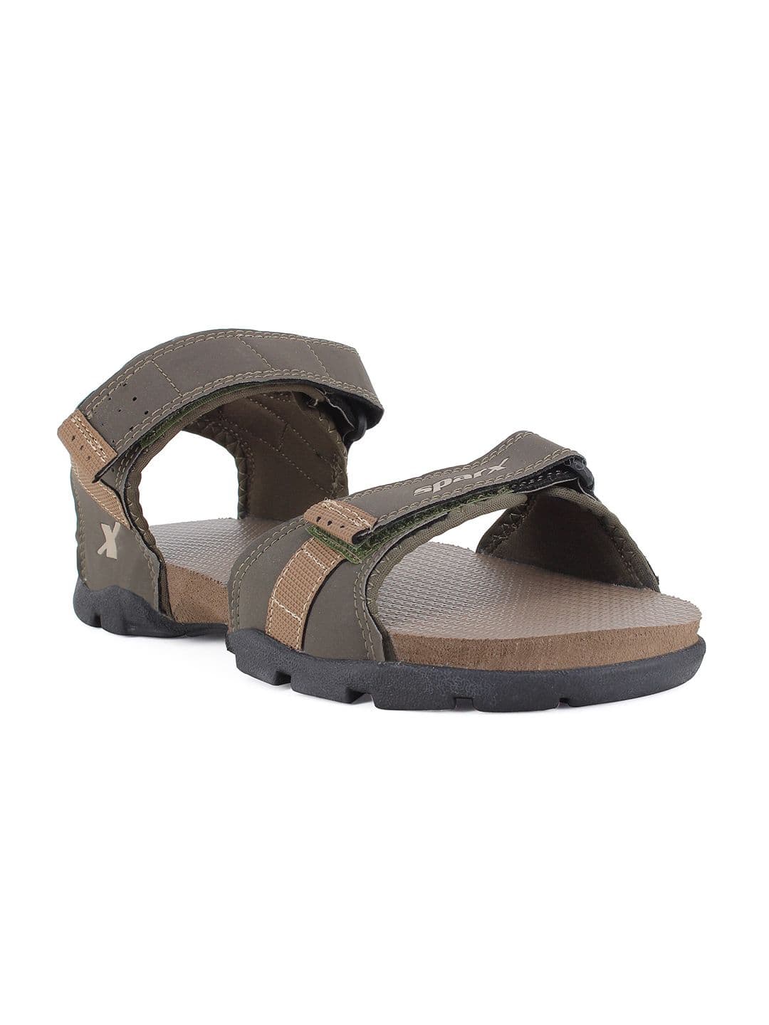 Sparx Men Textured Sports Sandals With Velcro Closure - view 1