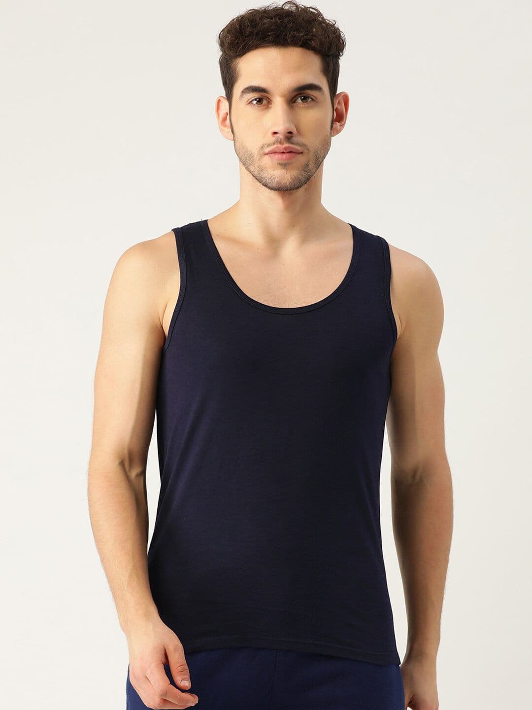 The Roadster Lifestyle Co. Men Pure Cotton Sleeveless Innerwear Vests - view 1