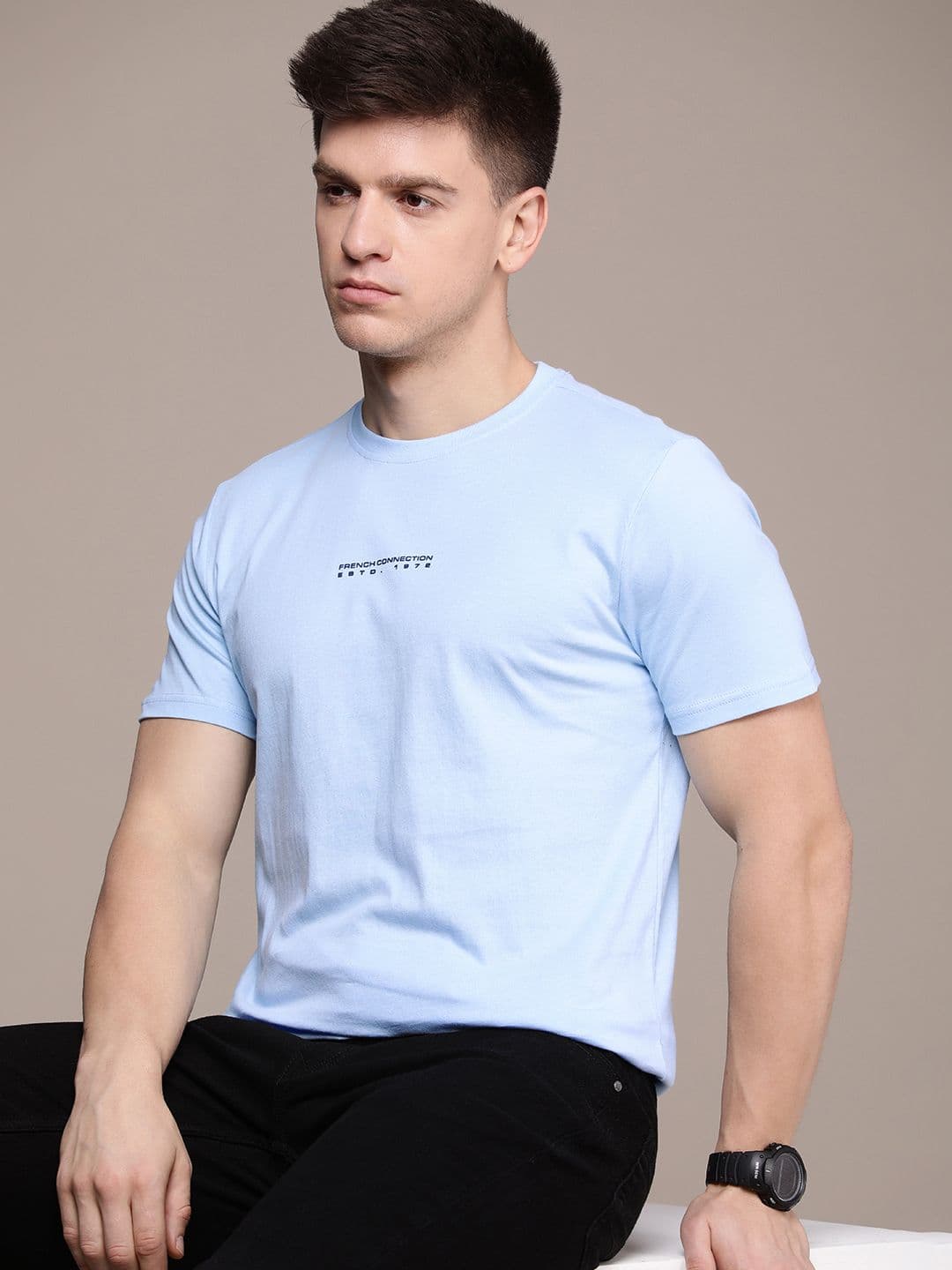 French Connection Men Pure Cotton Oversized T-shirt - view 1
