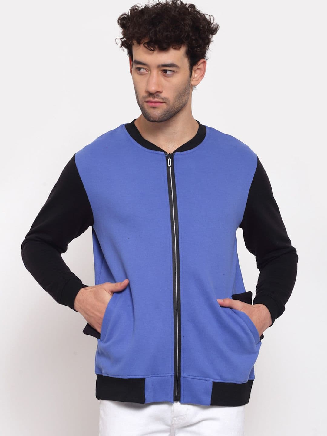 PAUSE SPORT Colourblocked Lightweight Bomber Jacket - view 1