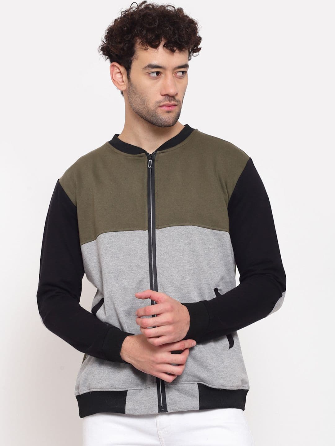 PAUSE SPORT Colourblocked Lightweight Bomber Jacket - view 1