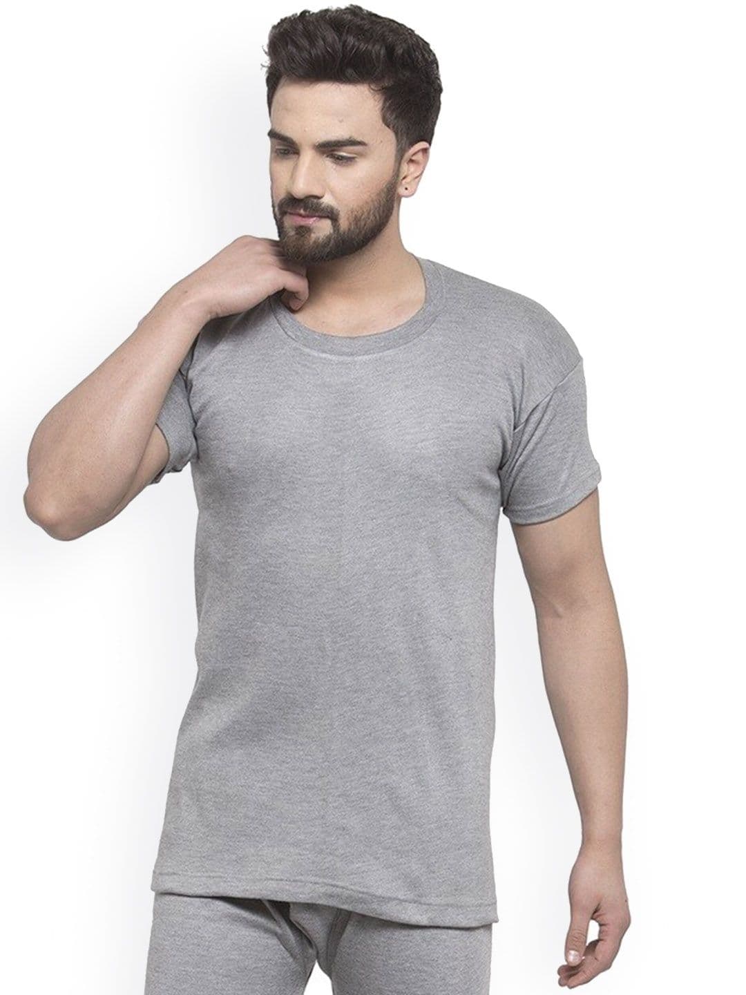 UZARUS Round-Neck Cotton Thermal Top - view 1