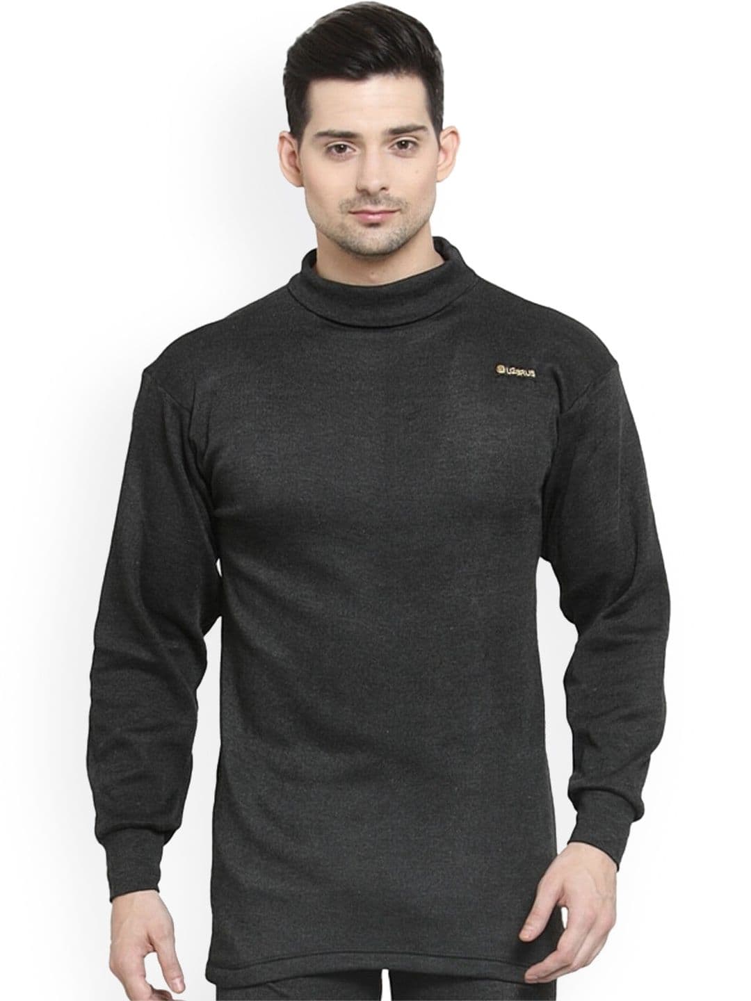 UZARUS High-Neck Cotton Thermal Top - view 1