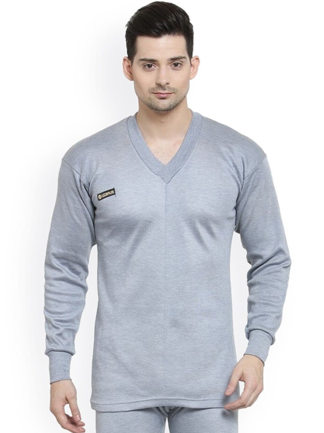 UZARUS V-Neck Cotton Thermal Top - view 1