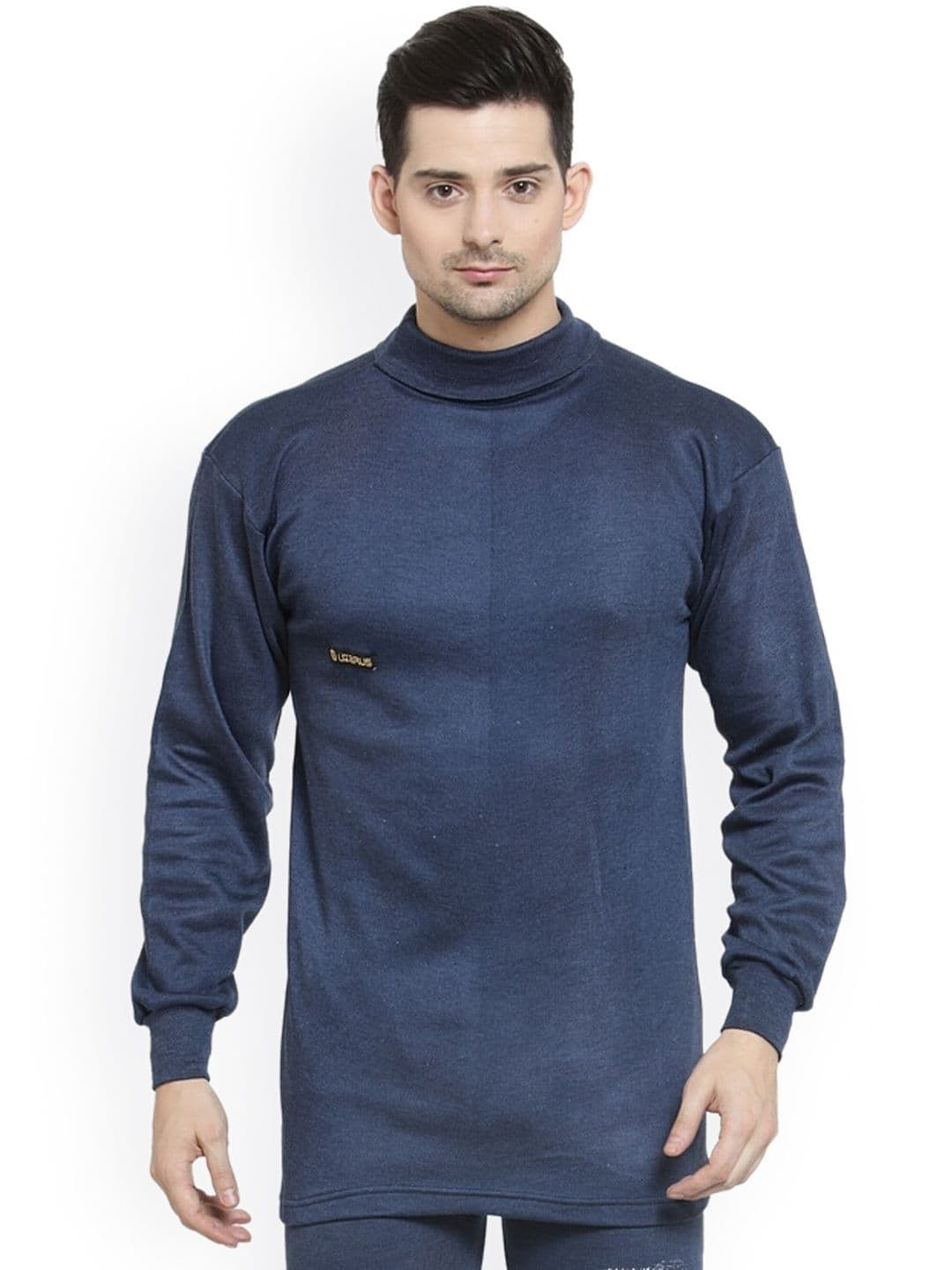 UZARUS High-Neck Cotton Thermal Top - view 1