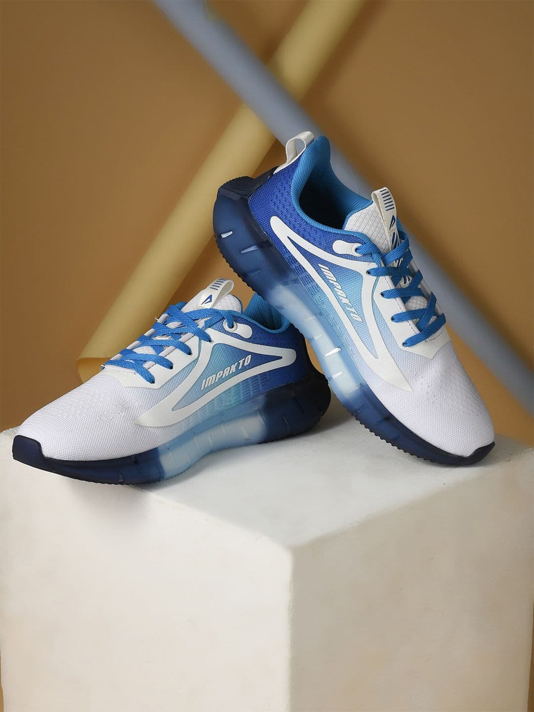 IMPAKTO Men Surge Mesh Flyknit Running Shoes - view 1