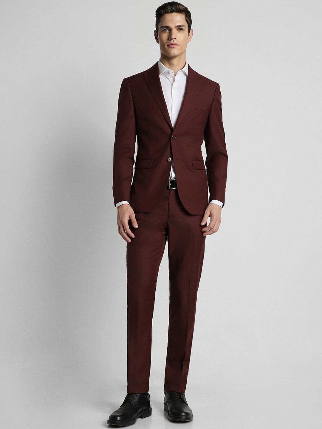 Peter England Elite Slim Fit Single-Breasted Formal Two Piece Suit - view 1